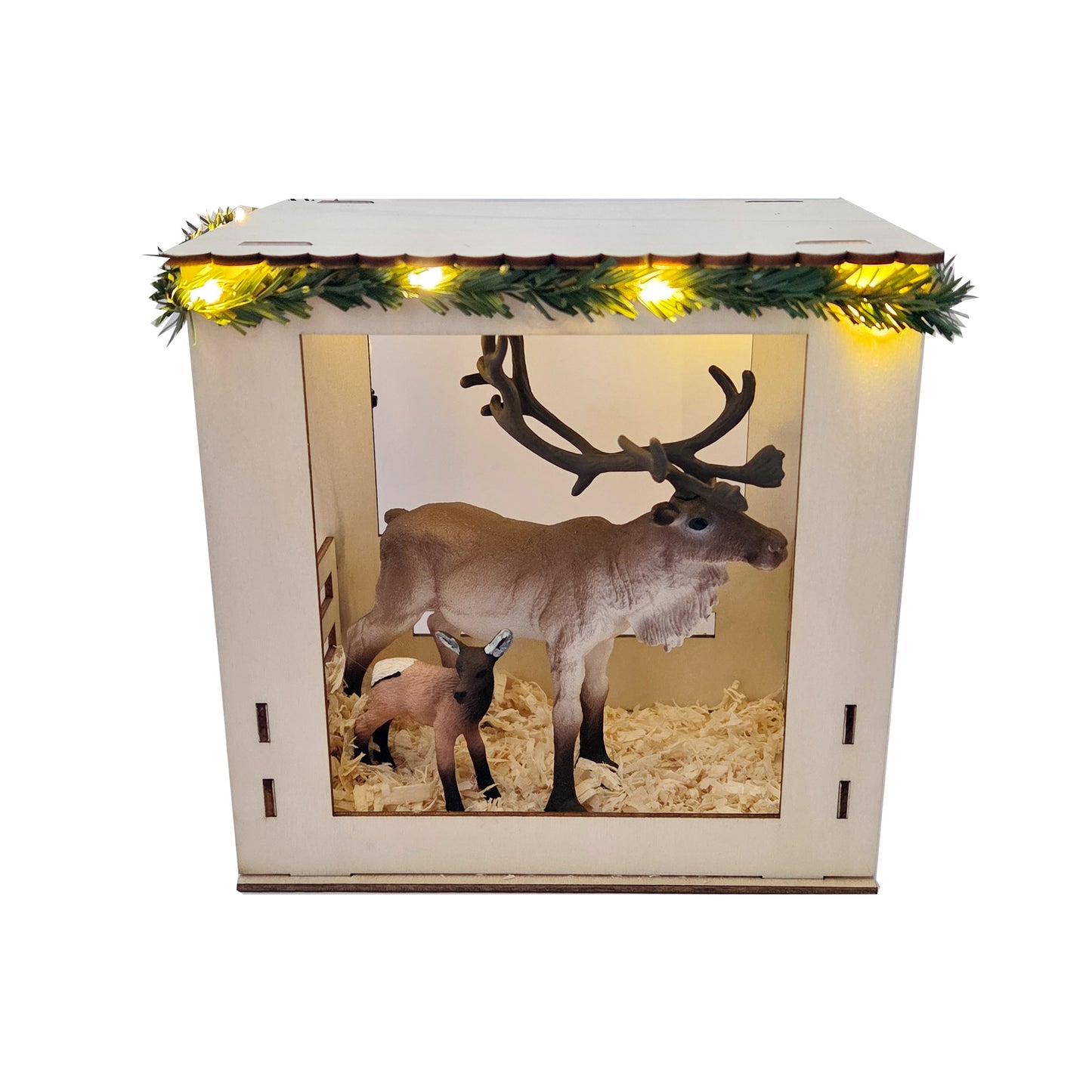Miniatur LED-Lichterkette Tannengrün