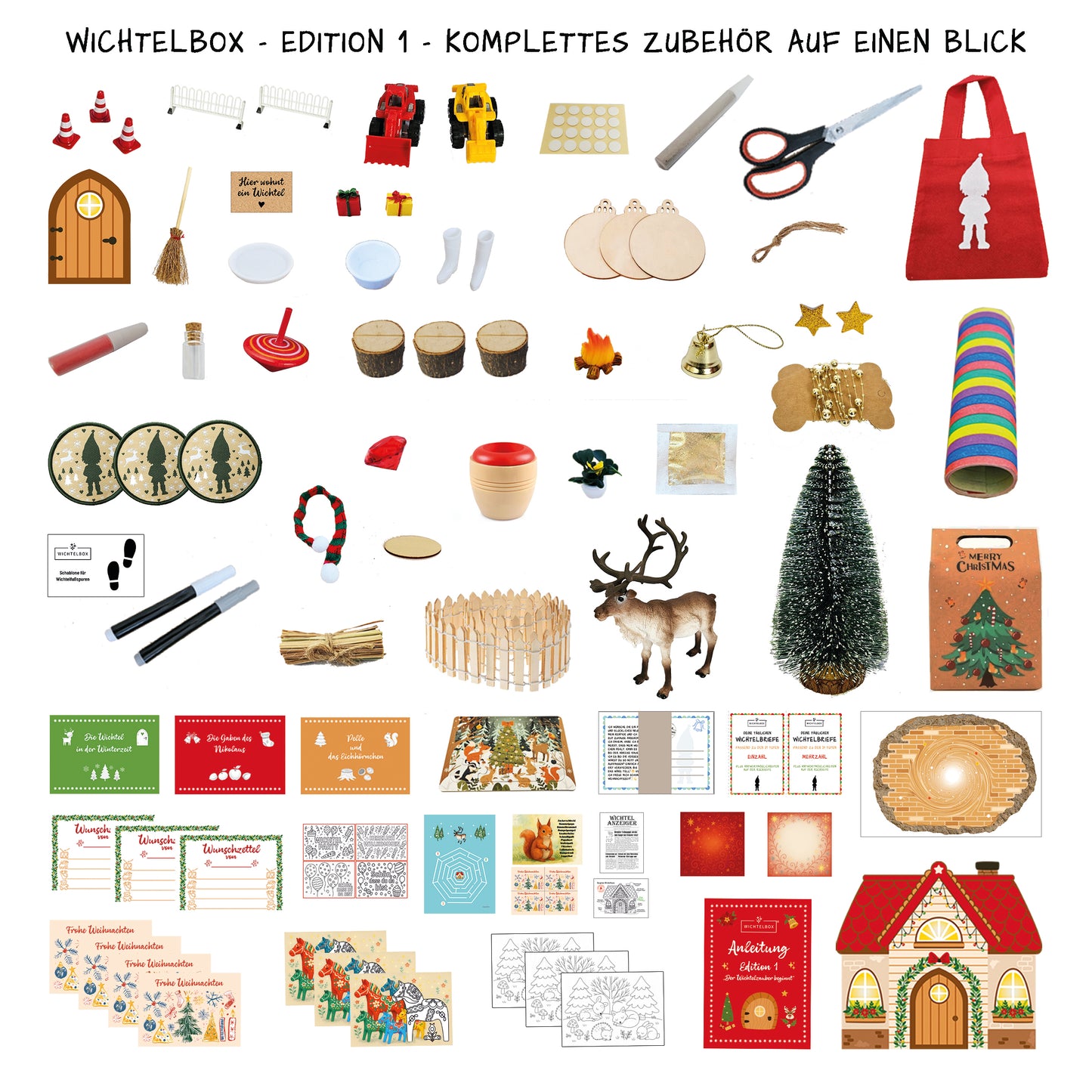 Wichtelbox Edition 1 (Das 1. Jahr) - mit Wichtelhaus und Wichteltüre