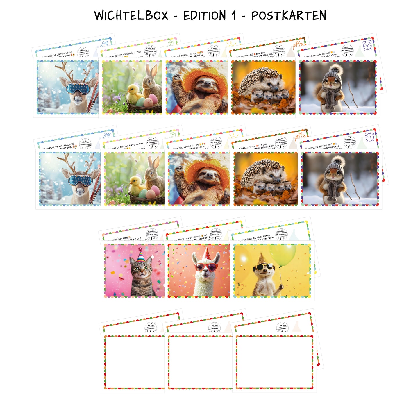 Wichtelbox Edition 1 (Das 1. Jahr) - mit Wichtelhaus und Wichteltüre