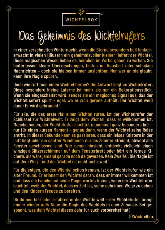 Das Geheimnis des Wichtelrufers
