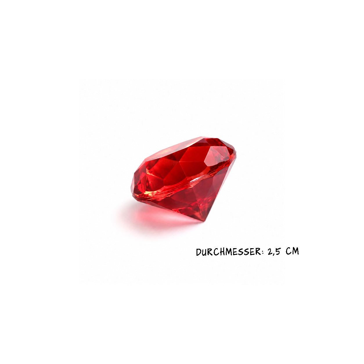 Roter Acryl-Diamant (Edition 1)