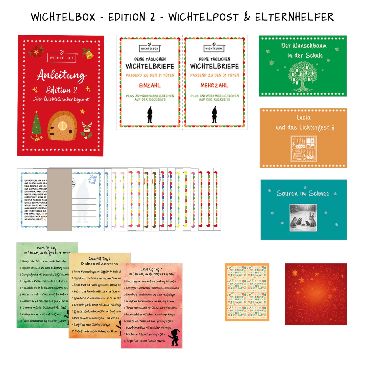 Wichtelbox Edition 2 (Das 2. Jahr) - mit Wichtelhaus und Wichteltüre
