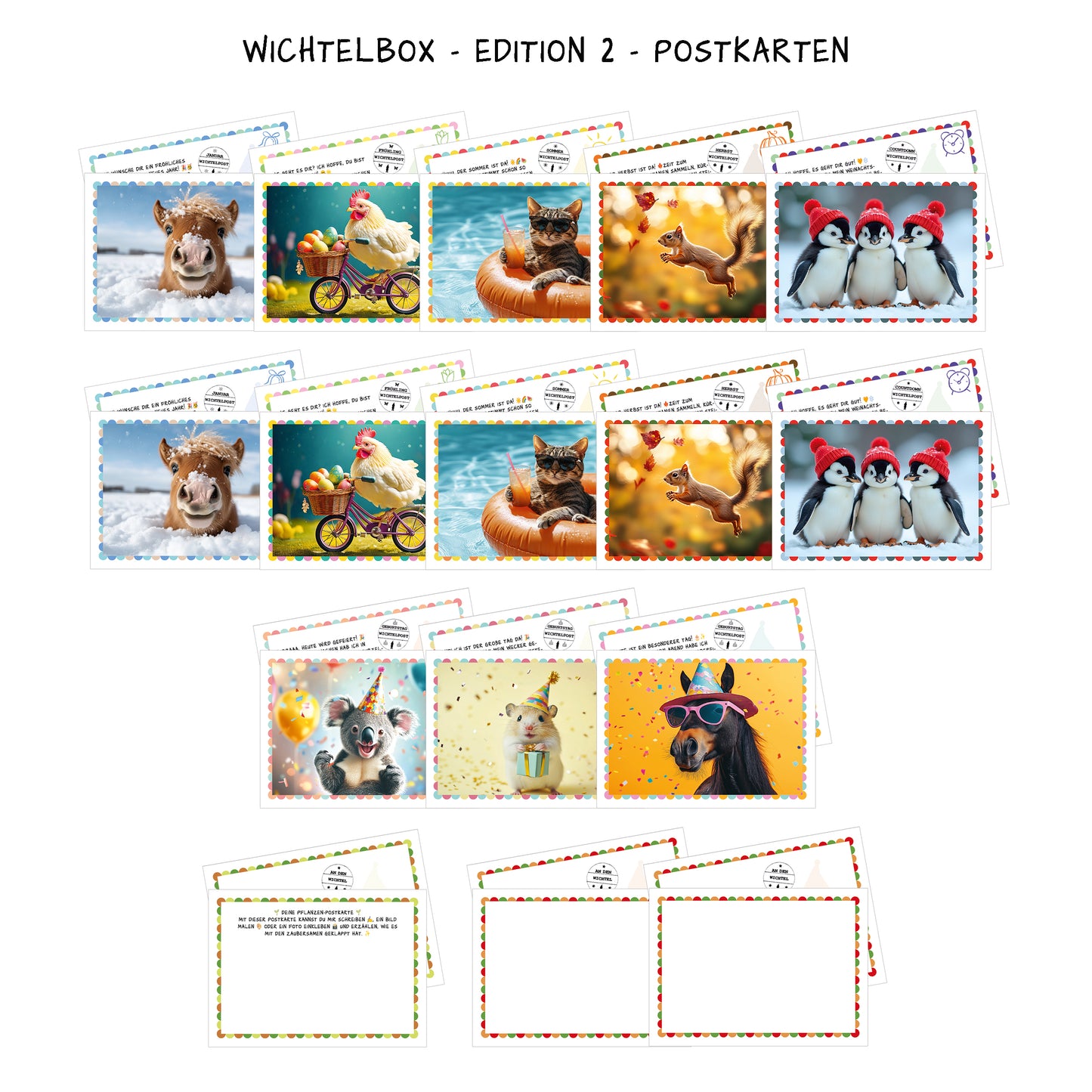 Wichtelbox Edition 2 (Das 2. Jahr) - mit Wichtelhaus und Wichteltüre