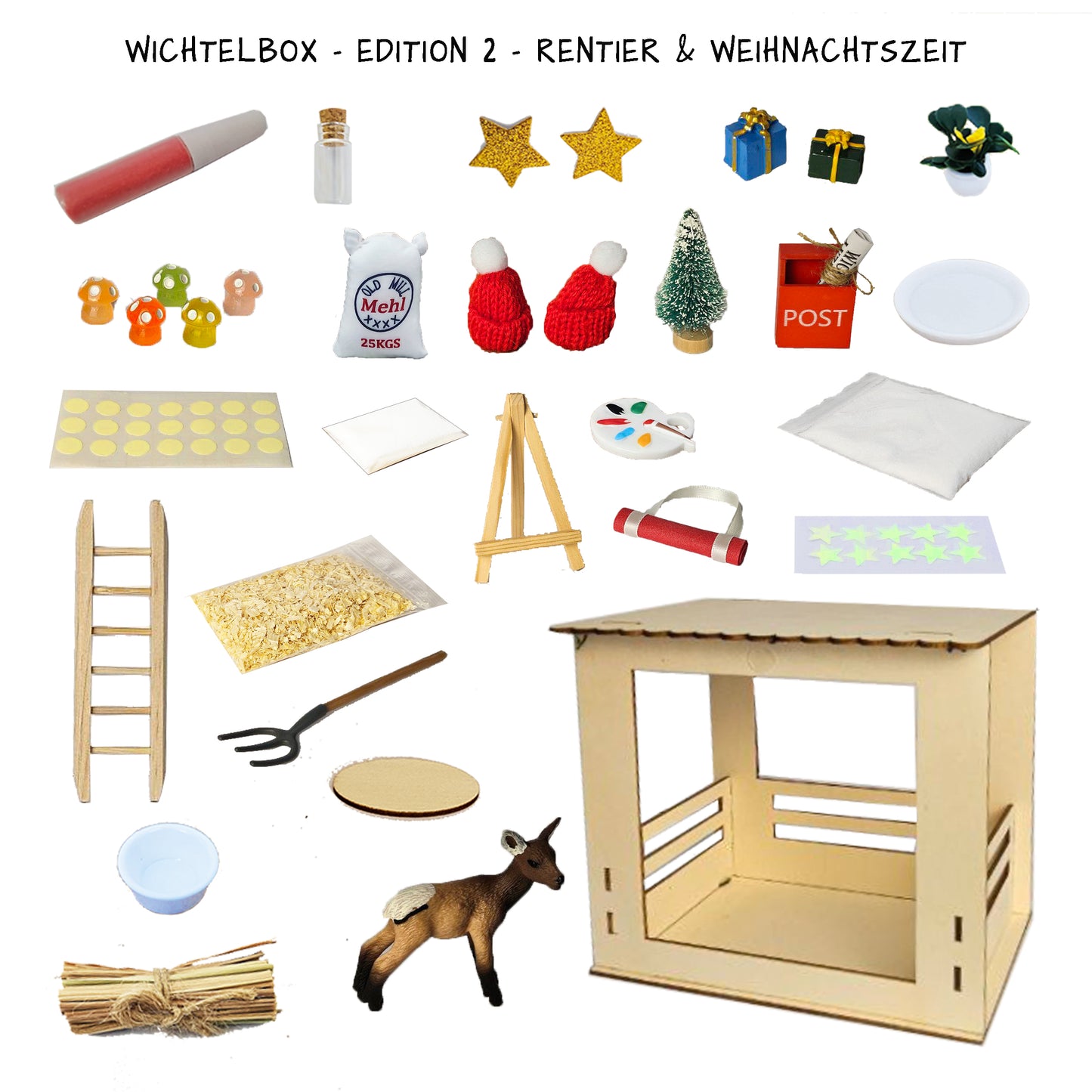 Wichtelbox Edition 2 (Das 2. Jahr) - mit Wichtelhaus und Wichteltüre