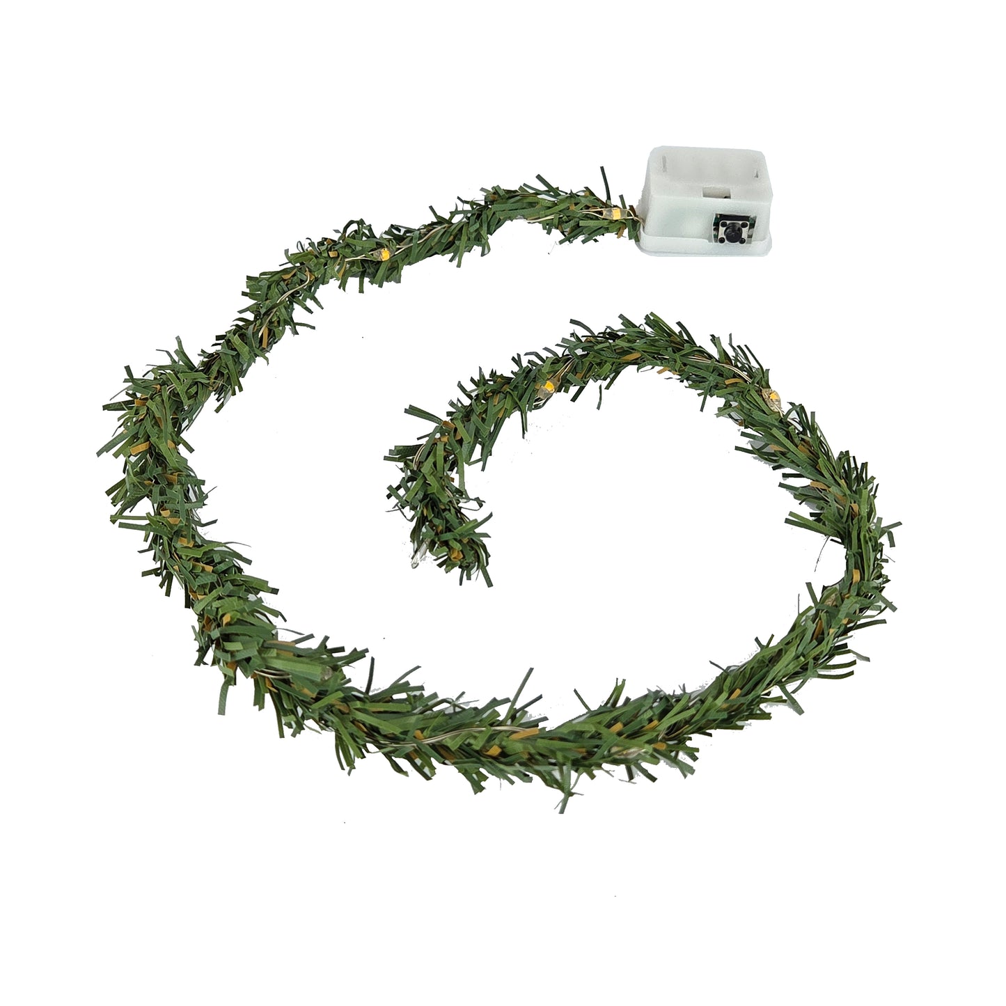Miniatur LED-Lichterkette Tannengrün