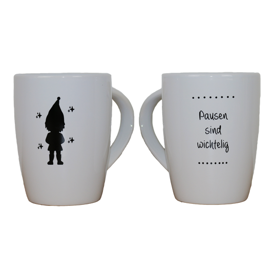 Tasse „Pausen sind wichtelig“