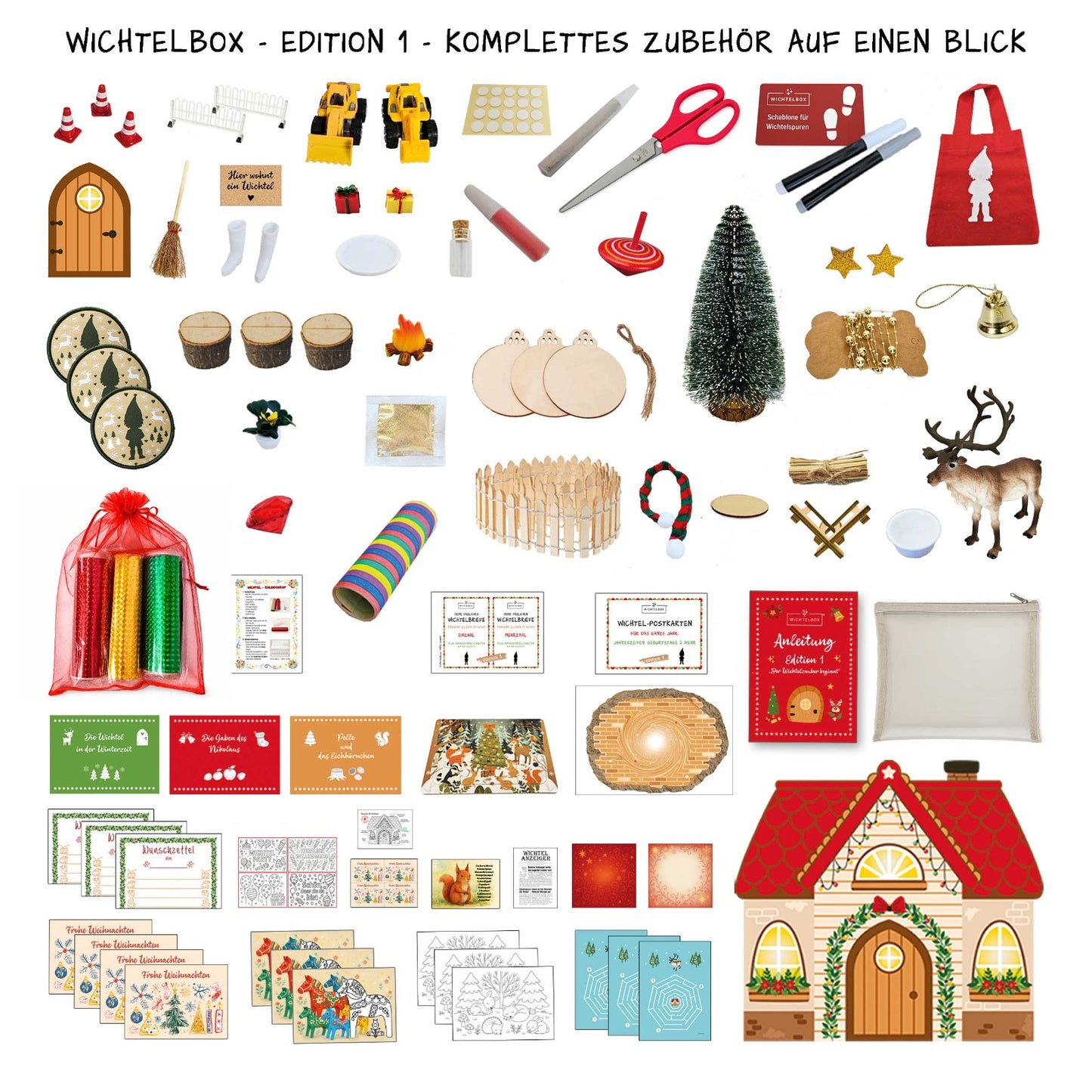 Wichtelbox Edition 1 (Das 1. Jahr) - mit Wichtelhaus und Wichteltüre