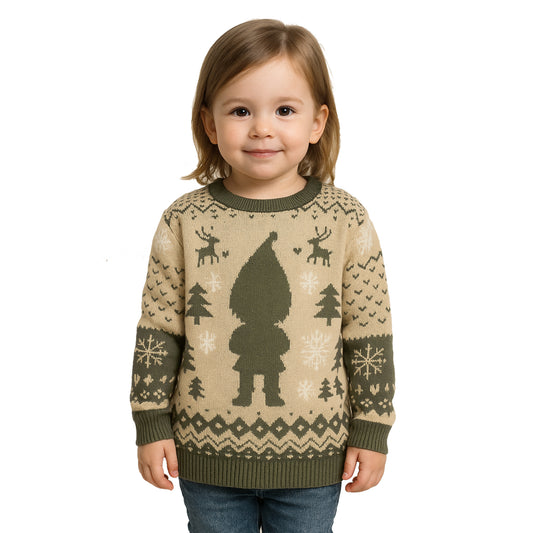 Wichtel Jacquard Pullover Kinder