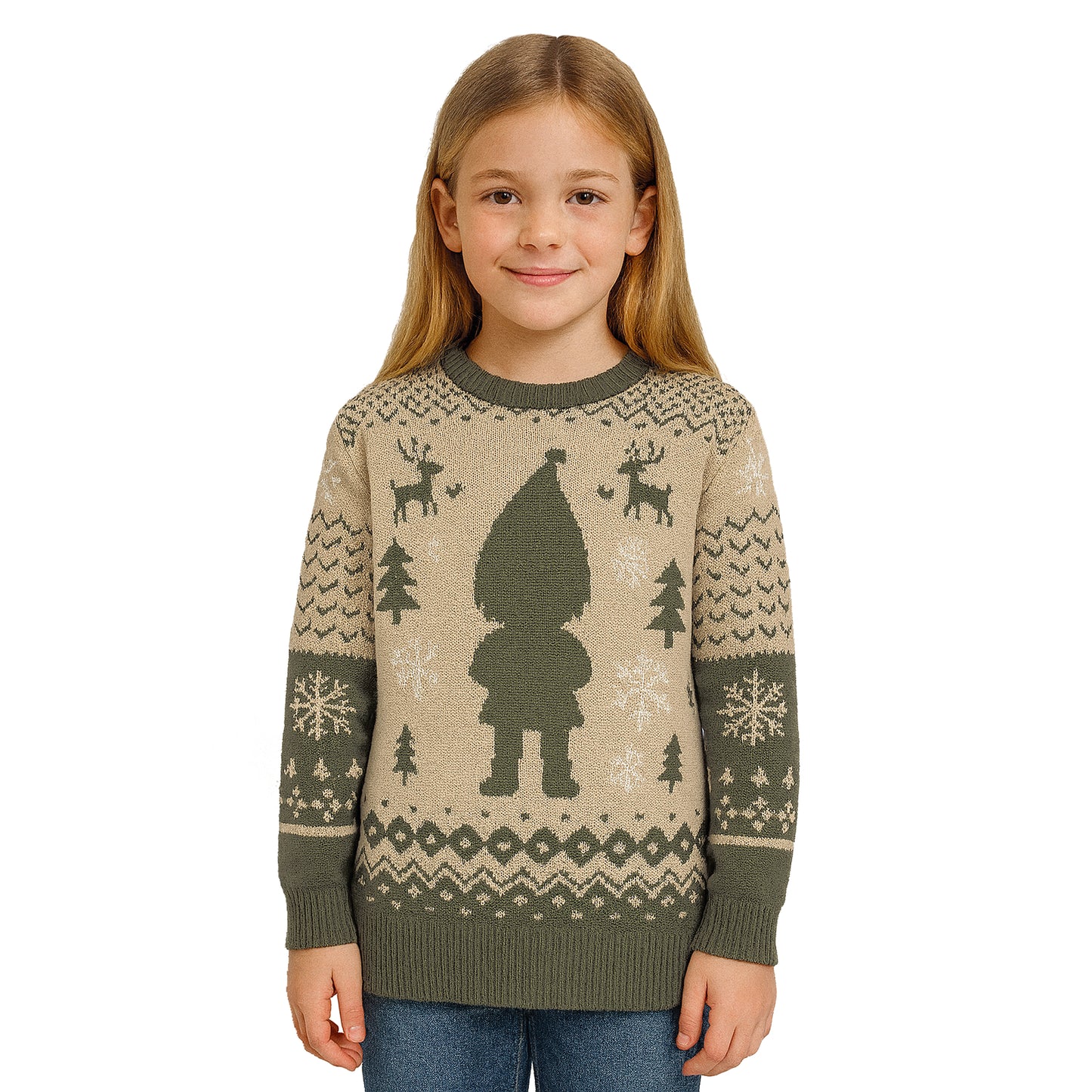 Wichtel Jacquard Pullover Kinder